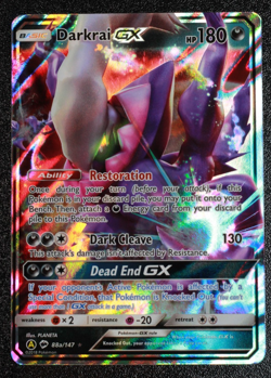 Pokemon TCG Darkrai GX 88a/147 Holo Alternate Art Promo Card LP/NM - Image 1