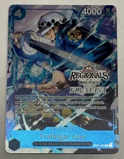 Trafalgar Law Offline Regional Finalist Card 2025 Vol 2 One Piece Promo Stamped - Image 1