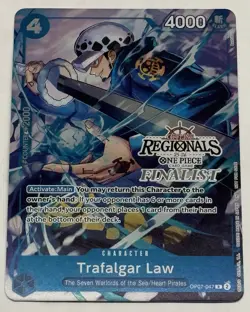 Trafalgar Law Offline Regional Finalist Card 2025 Vol 2 One Piece Promo Stamped - Image 1
