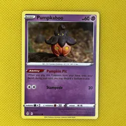 Pumpkaboo 076/203 Basic Evolving Skies 2021 Pokemon Card NM - Image 1