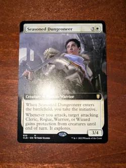 MTG: Seasoned Dungeoneer EXTENDED ART, NM Commander Legends: Baldur's Gate Card! - Image 1