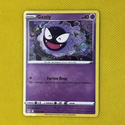 Gastly 064/196 Common Lost Origin 2022 Pokemon Card NM - Image 1