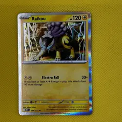 Raikou 048/132 Rare Holo Mega Evolution Pokemon Card NM - Image 1