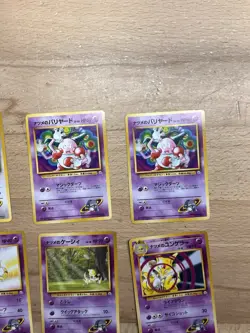 Sabrina Gym Challenge japanese pokemon cards lot Hypno Abra Kadabra Jynx Mr Mime - Image 3