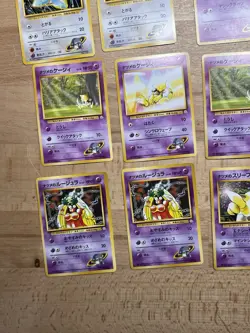 Sabrina Gym Challenge japanese pokemon cards lot Hypno Abra Kadabra Jynx Mr Mime - Image 5