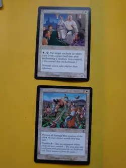 Nomad Mythmaker (rare)& Prismatic Strands Judgment Magic the Gathering 2 Card - Image 1