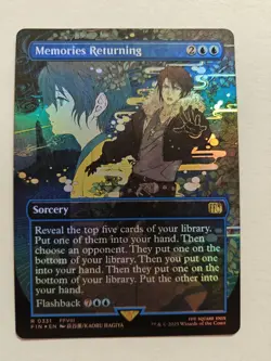 Memories Returning (Borderless) Foil Magic: Universes Beyond: Final Fantasy FIN - Image 1