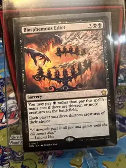 Magic the Gathering - Blasphemous Edict - 0057 - Foundations - NM Regular - Image 1