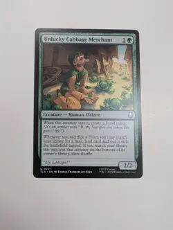 MTG - Unlucky Cabbage Merchant - Avatar: The Last Airbender NM/M Condition - Image 1