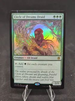 Circle of Dreams Druid (Foil) x1- Adventures in the Forgotten Realms (MTG) - Image 1