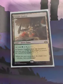 Guilds of Ravnica #258 Temple Garden MTG - Image 1