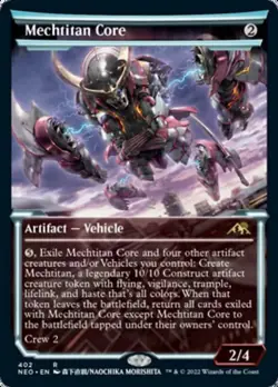 Mechtitan Core (Showcase Soft Glow) [Kamigawa: Neon Dynasty] Foil Near Mint - Image 1