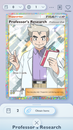 FAST DELIVERY [EN] Pokemon TCG Pocket Professor’s Research - Oak ?? - Image 1