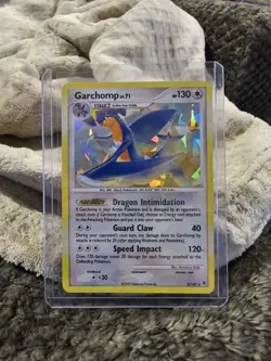 2009 Pokemon Platinum Supreme Victors 5 Garchomp Holo Cracked Ice LP - Image 1