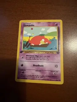 Pokemon TCG 1st Edition # 79 Slowpoke Team Rocket Set 67/82 - Image 1