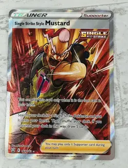Single Strike Style Mustard Sword & Shield - Battle Styles - Pokemon TCG - NM - Image 1