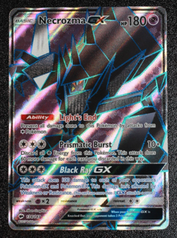 Pokemon TCG Necrozma GX 134/147 Burning Shadows Ultra Rare Full Art Holo LP/NM - Image 1