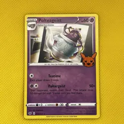 Pokemon TCG Polteageist 090/202 Trick or Trade Stamped 2023 Rare Non-Holo - Image 1
