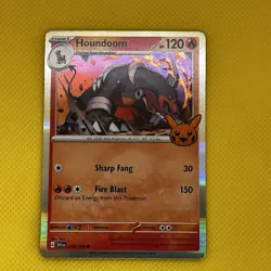 Pokemon TCG- S&V Trick or Trade 2023- Houndoom 034/198 Holo Common (NM/M) - Image 1