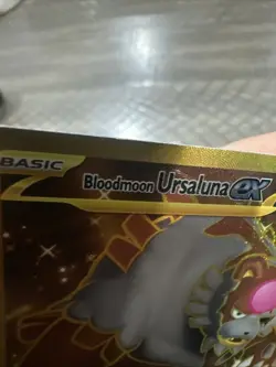 Bloodmoon Ursaluna ex 222/167 Pokemon Twilight Masquerade Gold Hyper Rare NM - Image 3