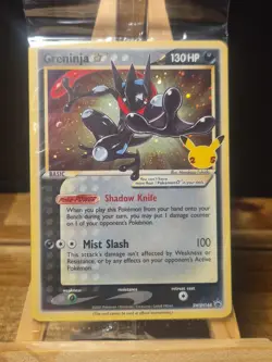 Pokemon TCG Greninja Gold Star Celebrations Promo w/ SWIRL Sealed SWSH144 #3 - Image 3
