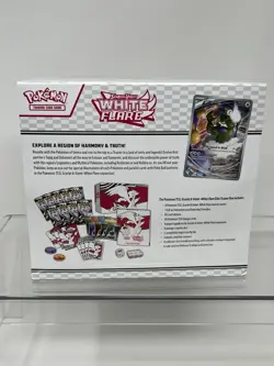 Pokemon White Flare ETB Elite Trainer Box Sealed Black Bolt SV Scarlet Booster - Image 3
