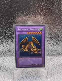 Yu-Gi-Oh TCG! - Thousand Dragon MRD-143 Metal Raiders 1st Edition Sec Rare LP-MP - Image 1