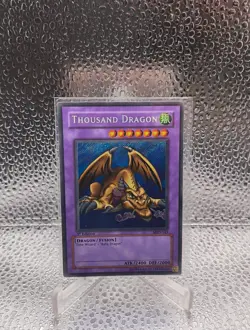 Yu-Gi-Oh TCG! - Thousand Dragon MRD-143 Metal Raiders 1st Edition Sec Rare LP-MP - Image 2