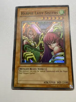Yu-Gi-Oh! Harpie Lady Sisters Super Rare Unlimited MRD-009 HP - Image 1