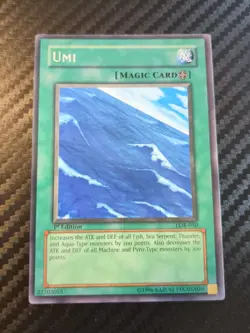 Umi LOB-050 The Legend of Blue Eyes White Dragon-1st Edition 1st Edition - Image 1
