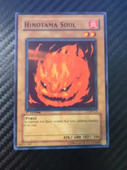 Hinotama Soul LOB-026 The Legend of Blue Eyes White Dragon 1st Edition - Image 1