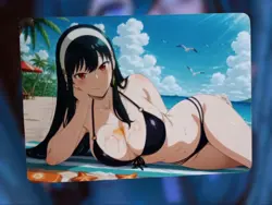 Yor Forger Spy X Family Anime Waifu Sexy Goddess Doujin Hentai Lewd Card - Image 1