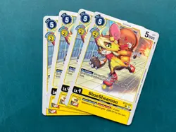 ShoeShoemon BT22-032 Playset Cyber Eden Digimon Card Game x4 - Image 1