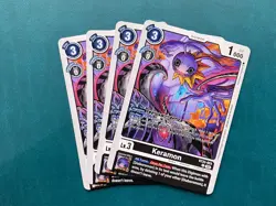 Keramon BT22-053 Playset Cyber Eden Digimon Card Game x4 - Image 1