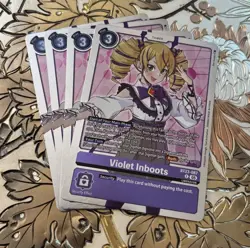 Digimon Card Game Playset Violet Inboots BT23-087 R Hackers’ Slumber - Image 1