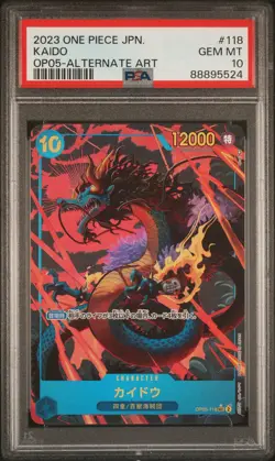2023 One Piece Kaido Wano OP05-118 Japanese PSA 10 Graded Card - Image 1
