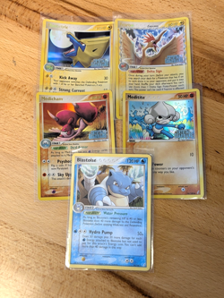 2006 EX Crystal Guardians Stamped Rev. Holos Mixed Lot (5-Cards, 1 Nonholo)LP-NM - Image 1
