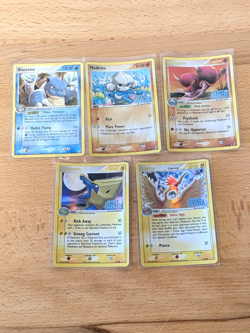 2006 EX Crystal Guardians Stamped Rev. Holos Mixed Lot (5-Cards, 1 Nonholo)LP-NM - Image 3