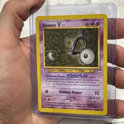Unown V 89/105 Neo Destiny Common Vintage Pokemon Card Unknown [V] NM/MT Pokemon - Image 2