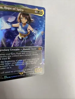 Yuna Hope Of Spira Foil Chocobo Track Card #0571 MTG - Image 2