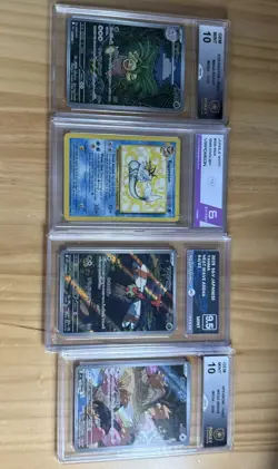 Job Lot Of Graded Pokemon Cards x5 SLABS Bundle - Image 1