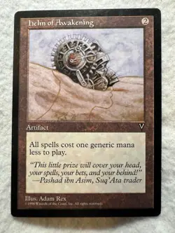 MTG - Helm of Awakening #145/167 - Visions - LP - Uncommon - Regular - EN - Image 1