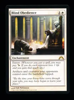 * * 1x Blind Obedience x1 * * Gatecrash MTG NM Near Mint or Close - Image 1
