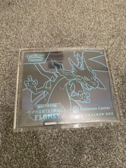 Pokemon TCG Phantasmal Flames Pokemon Center ETB - Sealed with Acrylic Case ? - Image 1