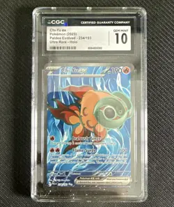 2023 Pokemon Paldea Evolved Chi-Yu EX Ultra Rare 234 - CGC ?? Mint 10 - Image 1