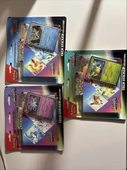 Pokemon Prismatic Evolutions Tech Sticker Collection "art set" - Image 1
