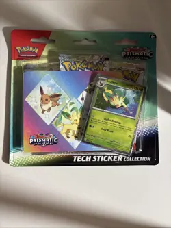 Pokemon Prismatic Evolutions Tech Sticker Collection "art set" - Image 2
