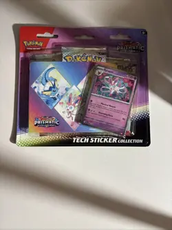 Pokemon Prismatic Evolutions Tech Sticker Collection "art set" - Image 3