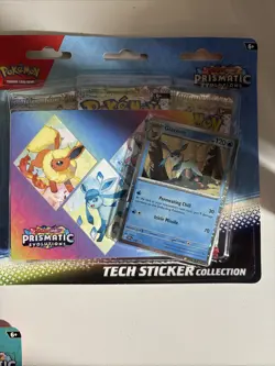 Pokemon Prismatic Evolutions Tech Sticker Collection "art set" - Image 4