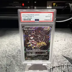 Pokemon TCG Lost Origin Giratina V Alt Art 186/196 PSA 10 Gem Mint - Image 1